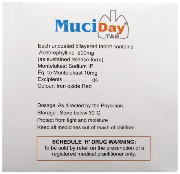 Muciday Tablet SR