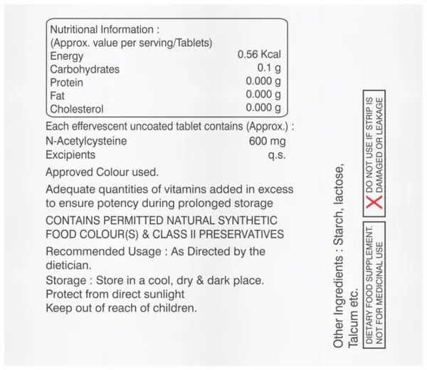 Mucoglad 600 Tablet
