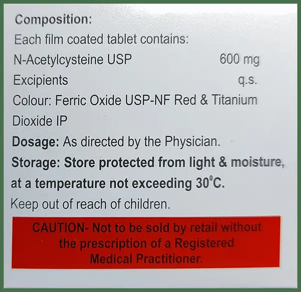 Mucolus 600 Tablet
