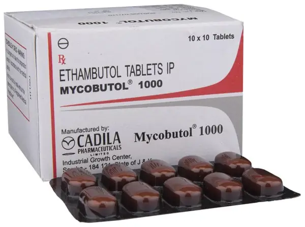 Mycobutol 1000 Tablet thumbnail 3