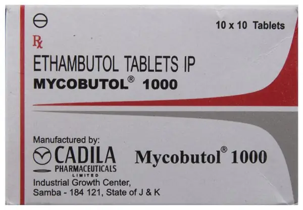Mycobutol 1000 Tablet thumbnail 4