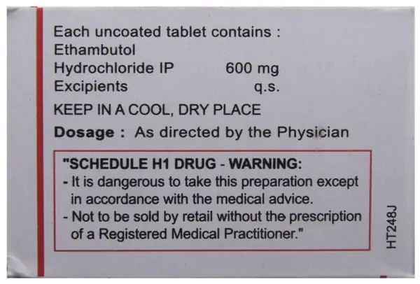 Mycobutol 600 Tablet thumbnail 3