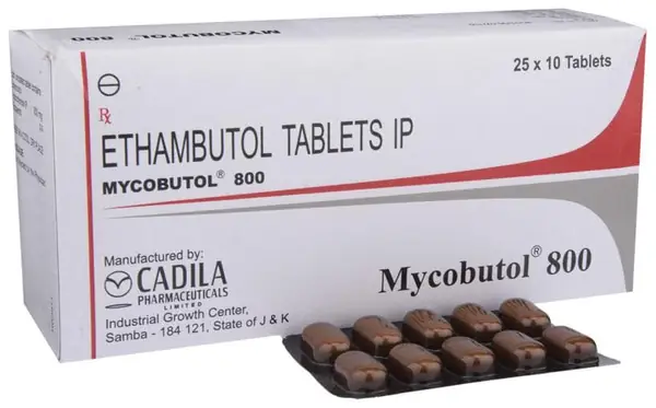 Mycobutol 800 Tablet thumbnail 3