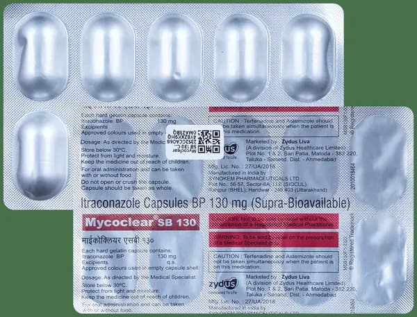 Mycoclear SB 130 Capsule