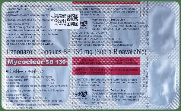 Mycoclear SB 130 Capsule thumbnail 2