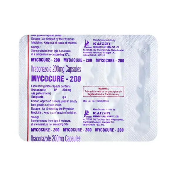 Mycocure 200mg Capsule