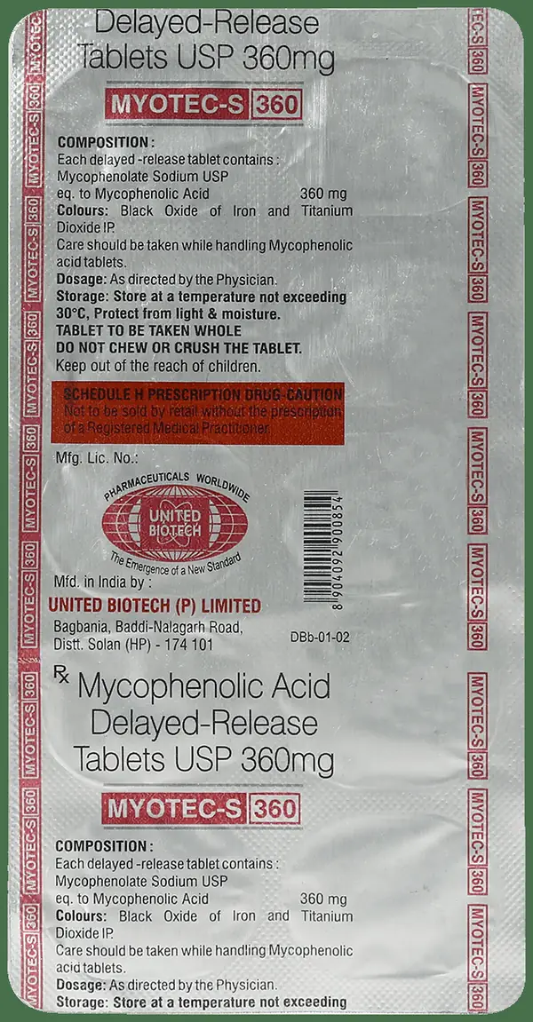 Myotec S 360mg Tablet thumbnail 2