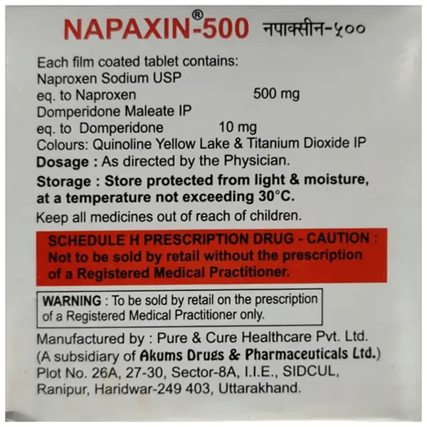Napaxin 500 Tablet