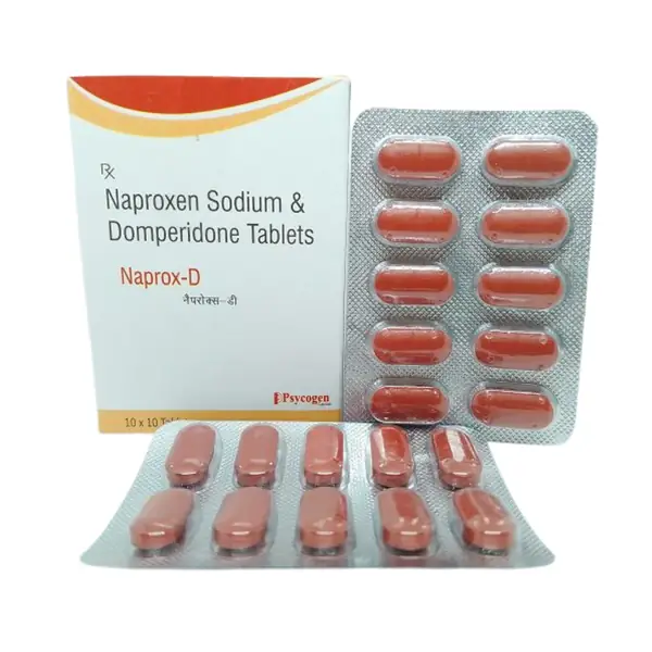 Naprox D 500mg/10mg Tablet
