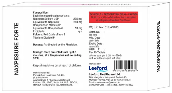 Naxpesure Forte Tablet