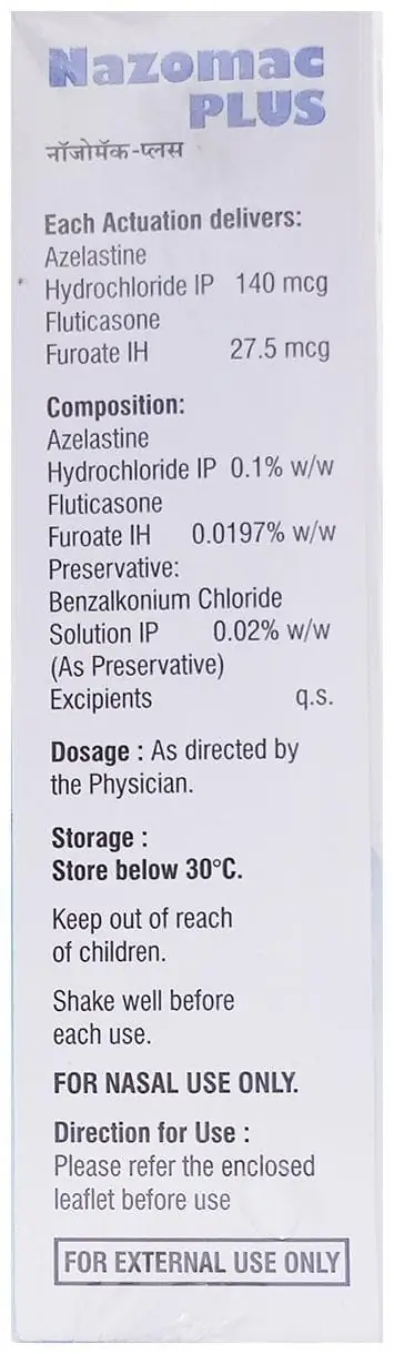 Nazomac Plus Nasal Spray thumbnail 2