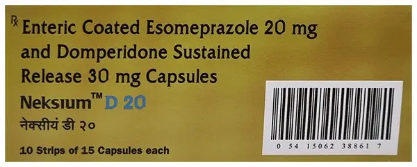 Neksium D 20 Capsule SR