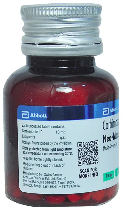 Neo-Mercazole 10 Tablet
