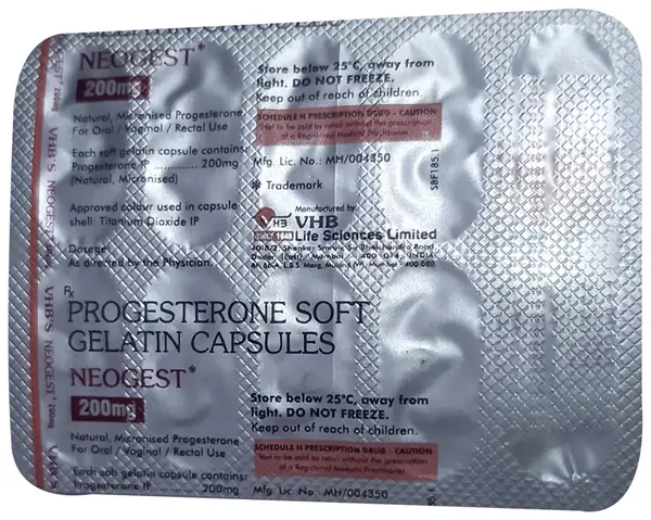 Neogest 200mg Capsule