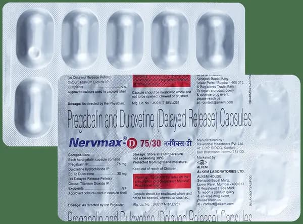 Nervmax-D 75/30 Capsule DR thumbnail 3