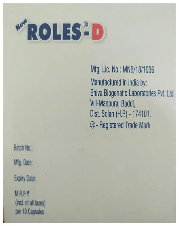 New Roles-D Capsule SR