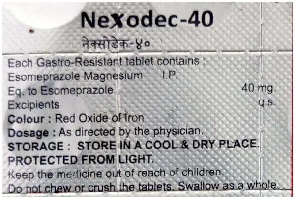 Nexodec 40mg Tablet