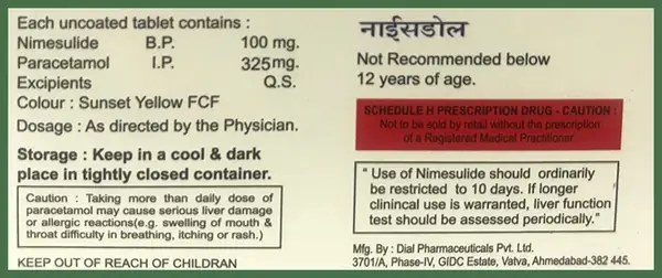 Nicedol Tablet