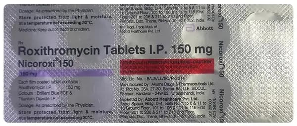 Nicoroxi 150mg Tablet