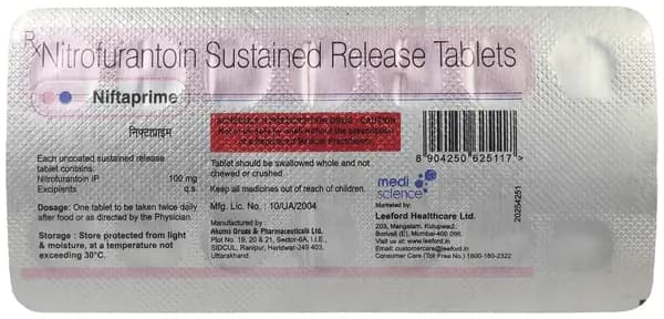 Niftaprime 100mg Tablet