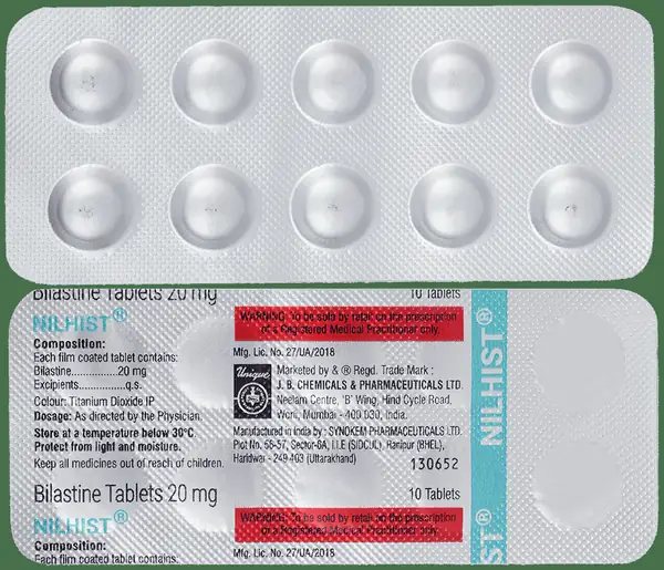 Nilhist 20mg Tablet thumbnail 2