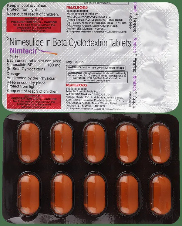 Nimtech 100mg Tablet