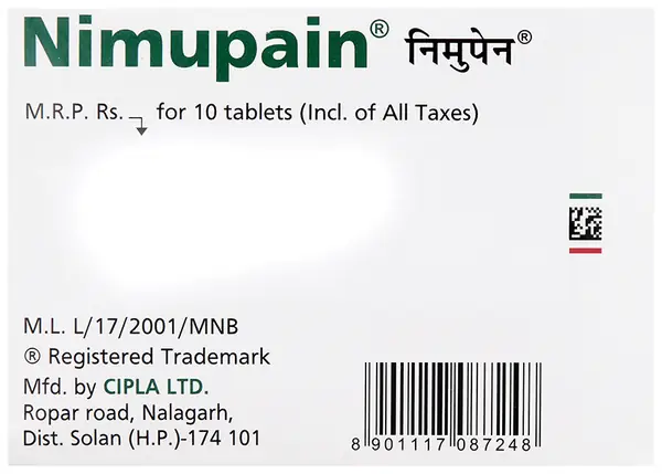Nimupain 100mg Tablet