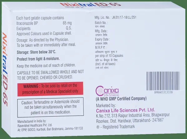 Nixitral ED 65 Capsule thumbnail 2