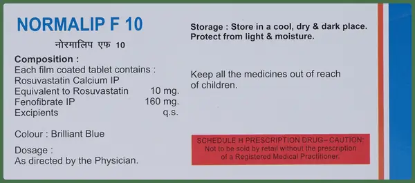 Normalip F 10 Tablet thumbnail 4