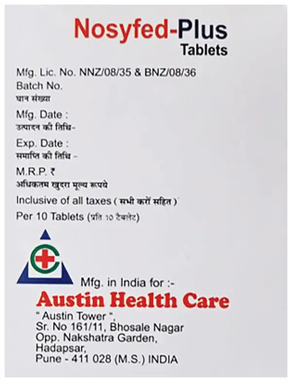 Nosyfed-Plus Tablet