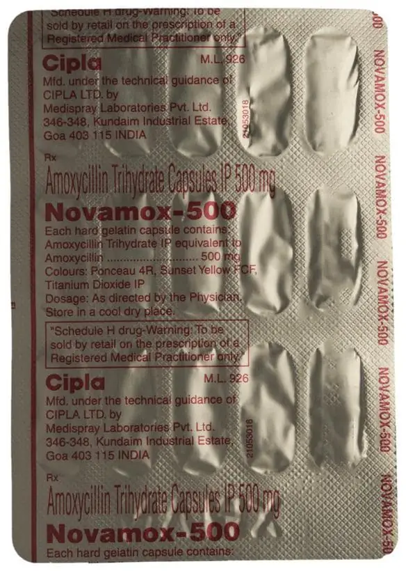Novamox 500 Capsule thumbnail 4