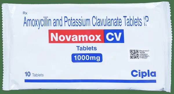 Novamox CV 1g Tablet thumbnail 2