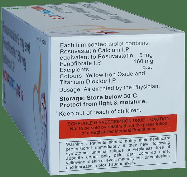 Novastat-TG 5 Tablet thumbnail 2