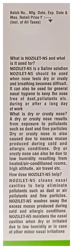 Nozilet NS Nasal Solution thumbnail 3