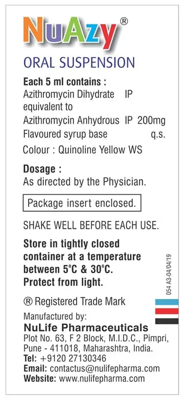 Nuazy 500mg Syrup