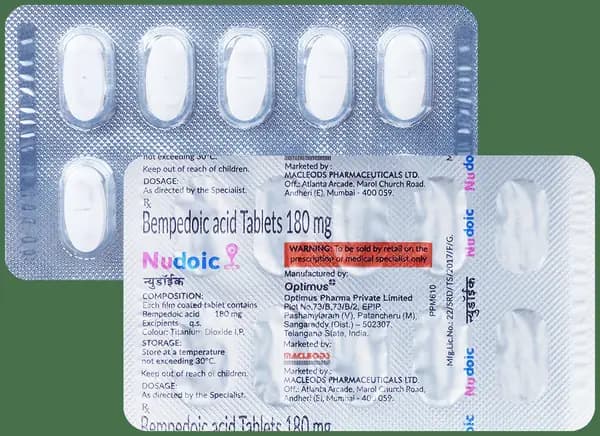 Nudoic 180mg Tablet