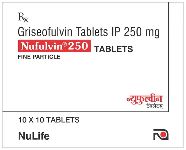 Nufulvin 250mg Tablet