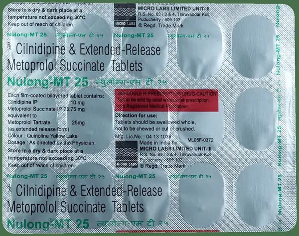 Nulong-MT 25 Tablet ER