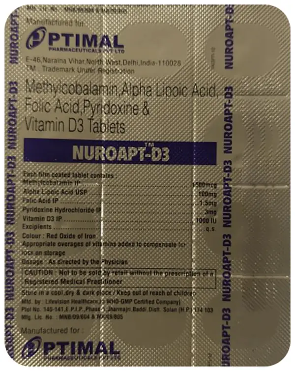 Nuroapt-D3 Tablet
