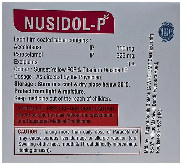 Nusidol-P Tablet