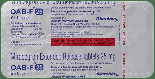 Oabf 25mg Tablet