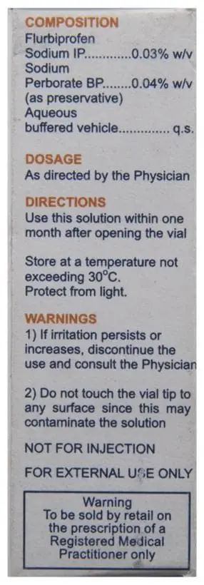 Ocuflur Eye Drop