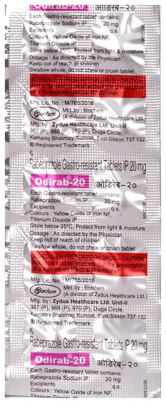 Odirab 20mg Tablet thumbnail 3