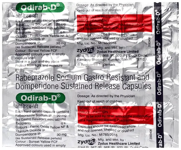 Odirab D 30mg/20mg Capsule thumbnail 3