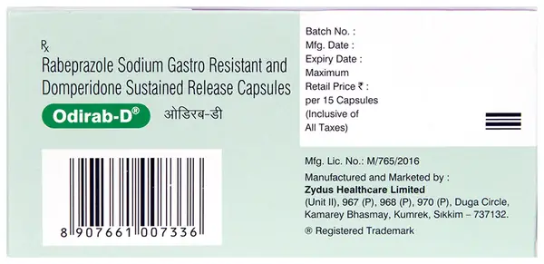 Odirab D 30mg/20mg Capsule thumbnail 4