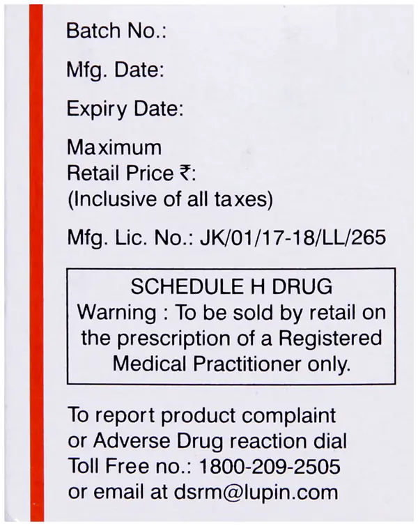 Odoxil 125mg Tablet DT thumbnail 3