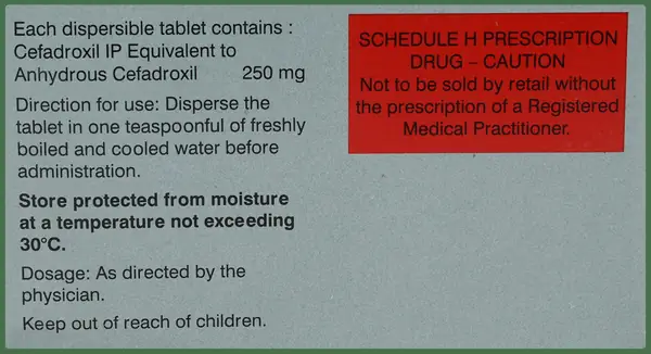 Odoxil 250 DT Tablet thumbnail 3