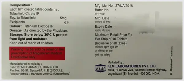 Ofacitix 5mg Tablet thumbnail 3