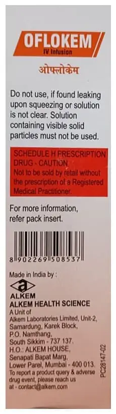 Oflokem 2mg Infusion thumbnail 3