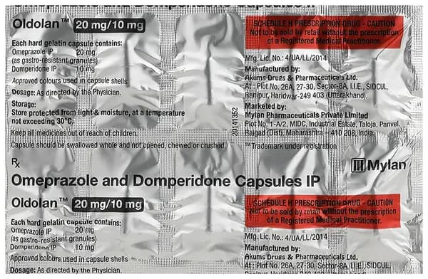 Oldolan 10mg/20mg Capsule thumbnail 2